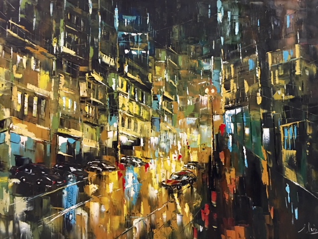 Tranh Sơn Dầu Phố Hiện Đại